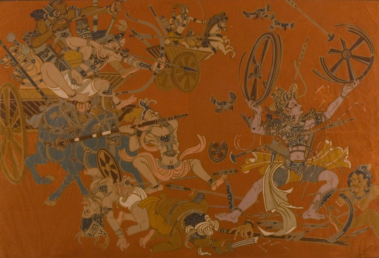 Abhimanyu Badh; Nandalal Bose; c. 1946–1947; Tempera on paper
