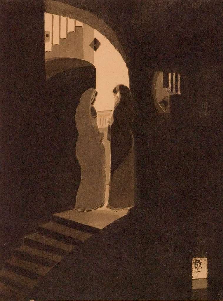 Gaganendranath Tagore Meeting at the Staircase