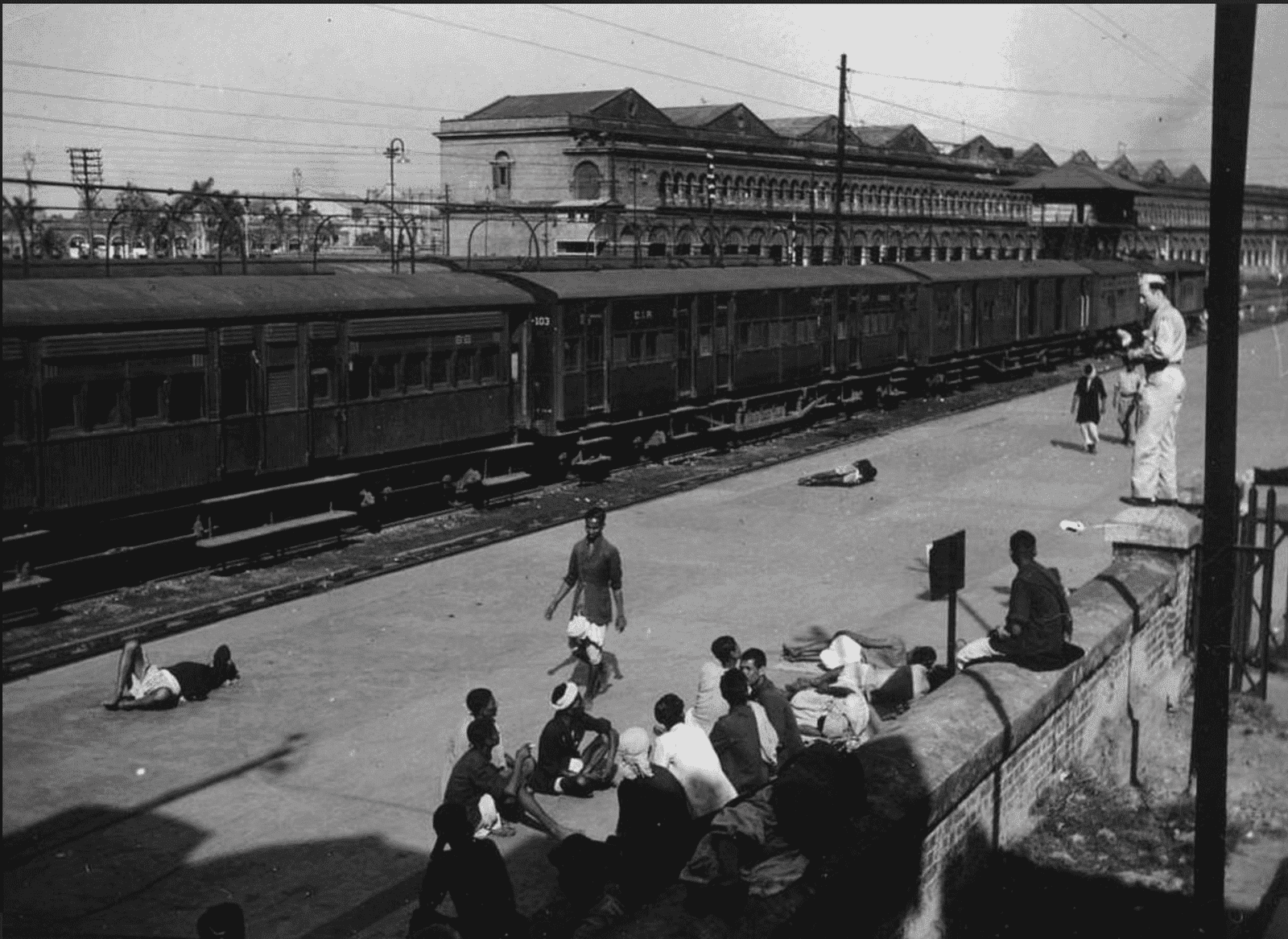 Sealdah Station of Calcutta, 1944