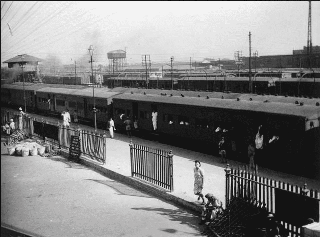 Sealdah Station of Calcutta, 1944