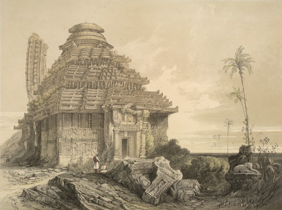Temple of Kanarug, by James Fergusson, 1847 James Fergusson