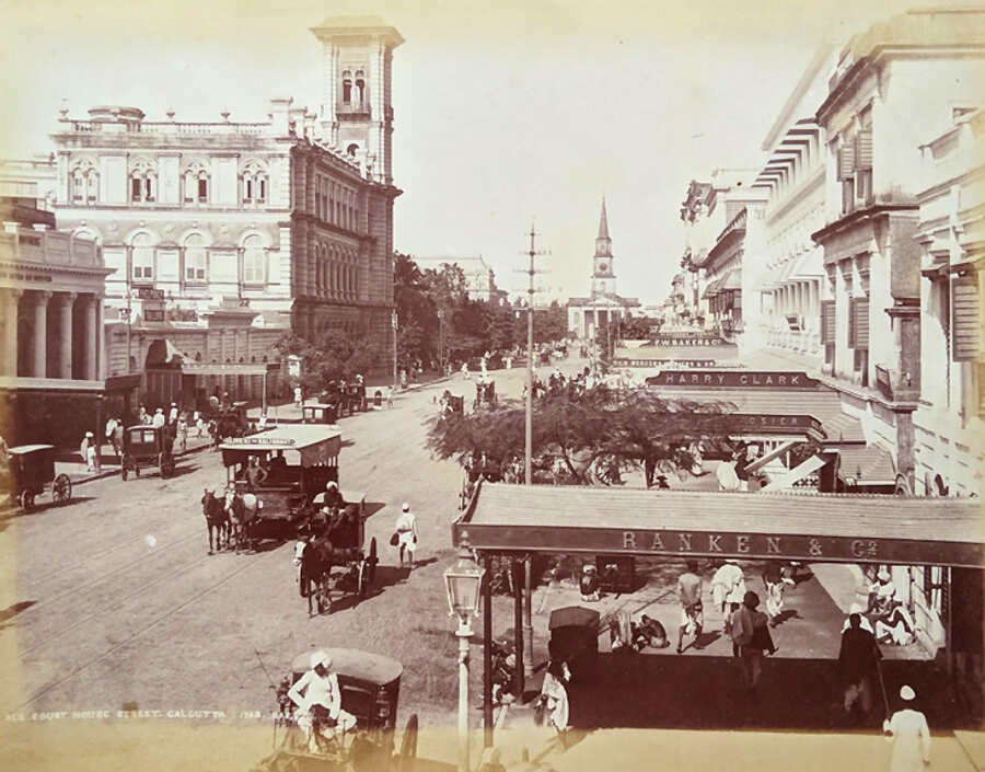 the first ever horse drawn tram ran between Sealdah and Armenian Ghat Street on Feb 24, 1873 Bourne & Shepherd