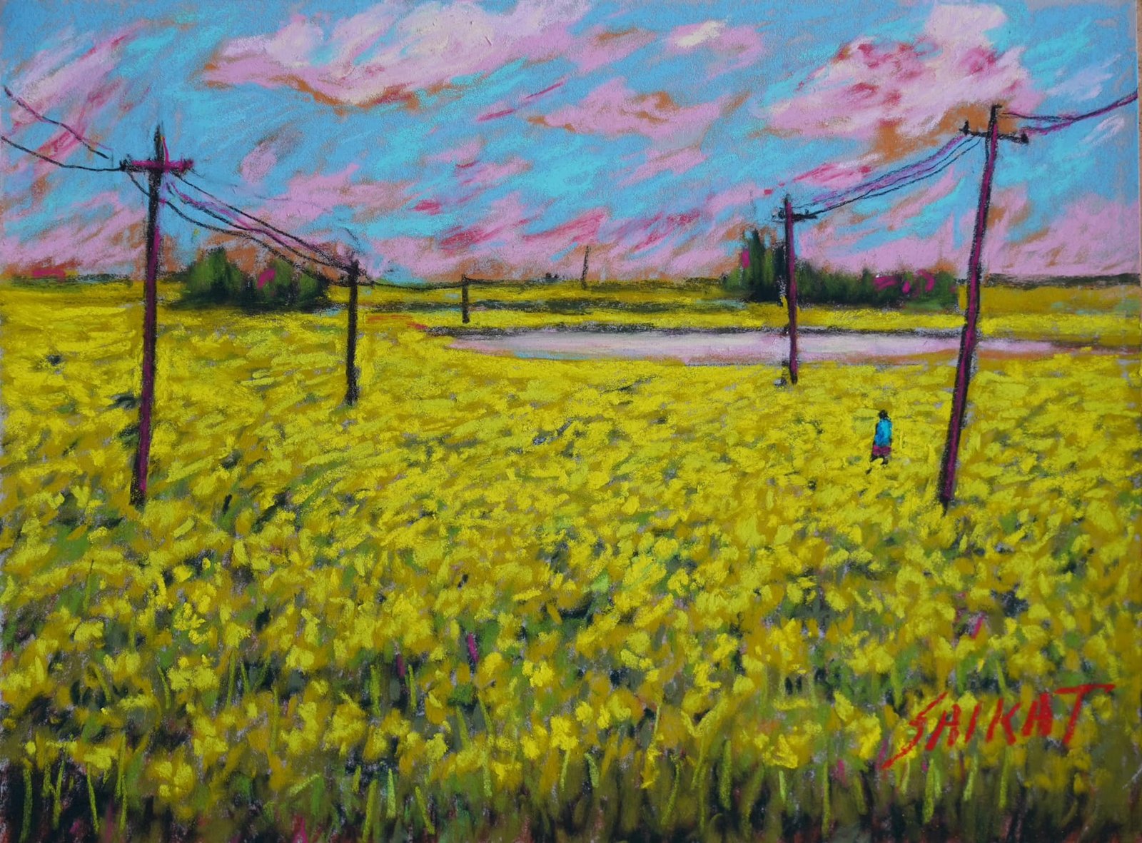 A painting by author