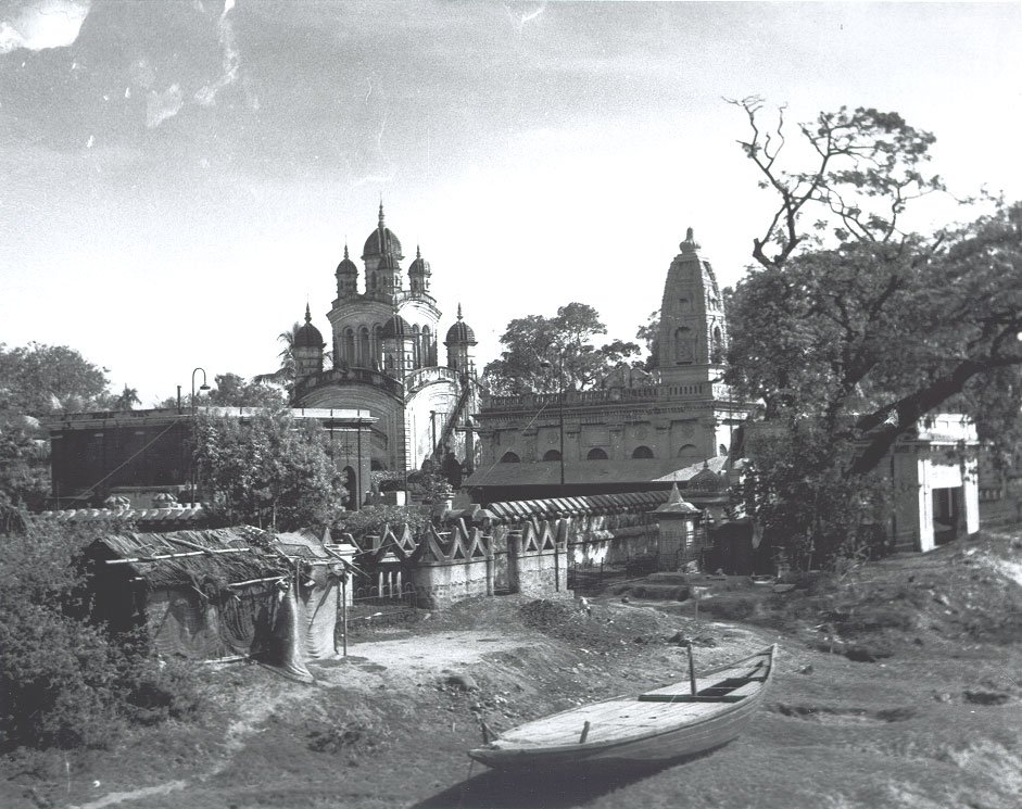 Kali temple from its river side, Calcutta, 1944